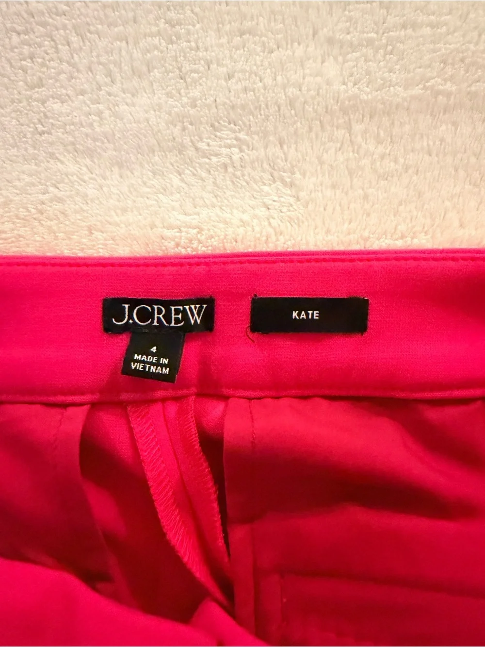 J. Crew Bright Pink/Red Tailored Women's Dress Pants